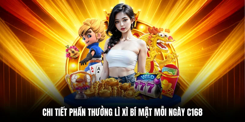Chi tiết phần thưởng lì xì bí mật mỗi ngày C168